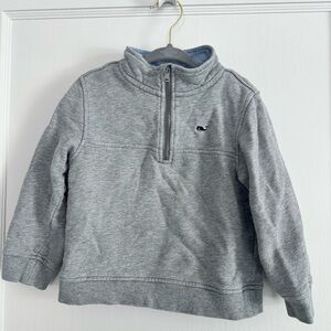 Vineyard Vines/Target Toddler Grey Half-Zip Pullover